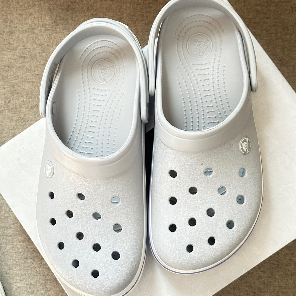 CROCS Light Gray “Crocband Clog”